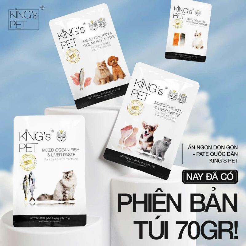Pate King's Pet Gói 70g Siêu Cá 0