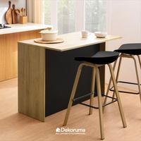 Gambar Dekoruma Suzu Kabinet Dapur dengan Meja / Kitchen Island Cabinet dari Dekoruma Official Store Kab. Bekasi 1 Tokopedia