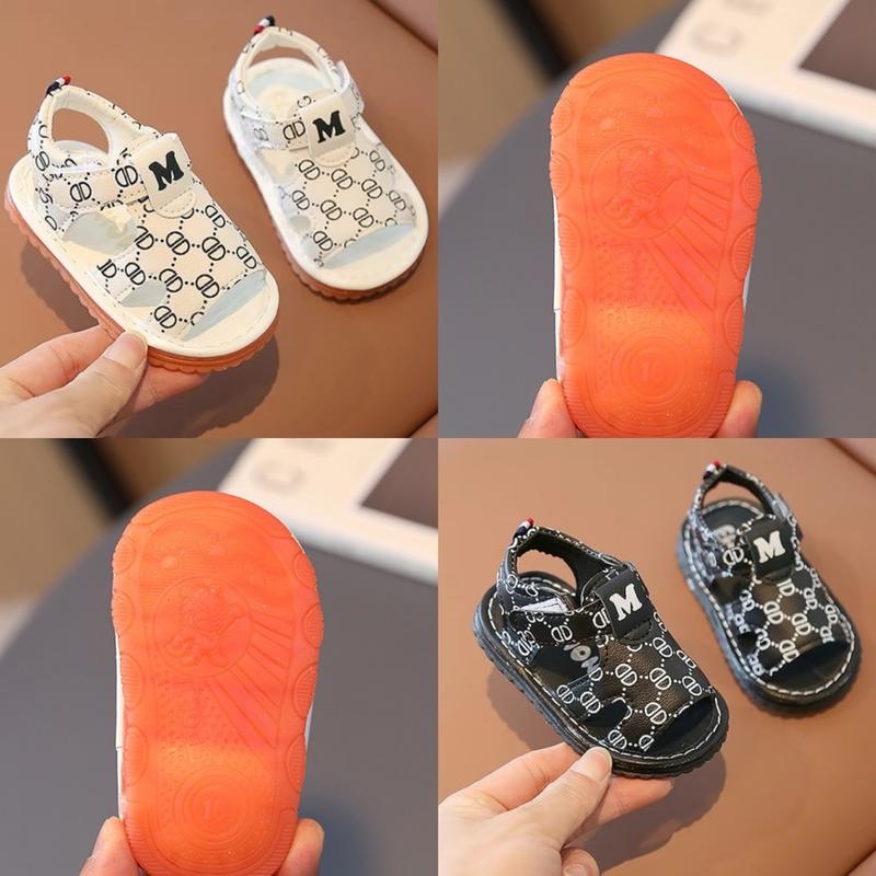 Dép Tập Đi Cho Bé Trai Gái Có Tiếng Kêu  Sandal Tập Đi Có Kèn SHINBABYKIDS Da Mềm Chống Trượt 0-18 Tháng Sandal giaytapdi chobetrai suc  begai giày