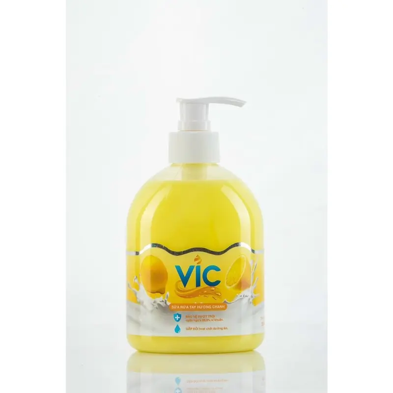 Chai nước rửa tay V﻿‎I﻿﻿C Hương Táo/Dâu/Dưa Lưới/Chanh 500ml 3