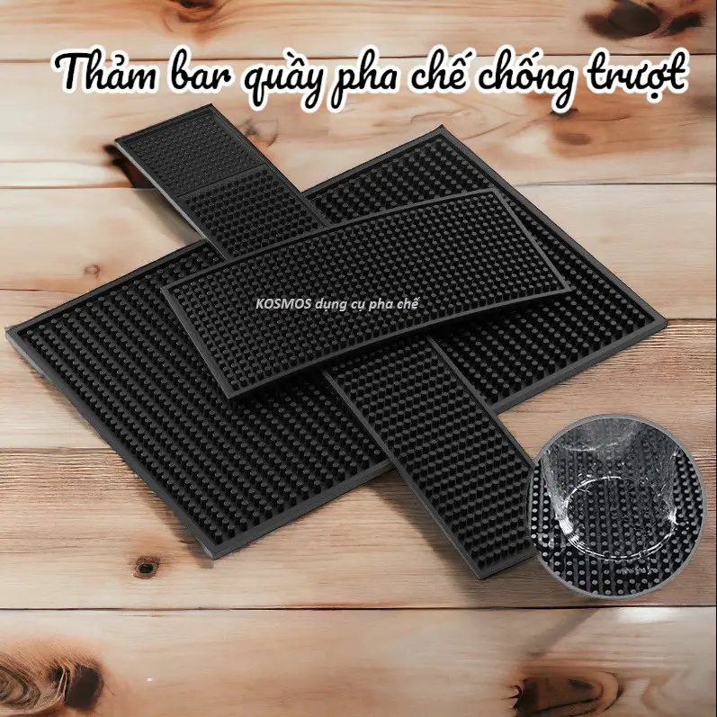 Thảm BAR lót quầy pha chế, xe cà phê dạo chống trượt kích thước như ý !!
