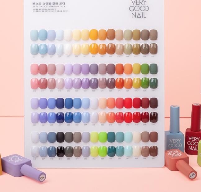 sơn gel very good nail sét 60 màu “ tặng base top +bảng màu. Mây nail