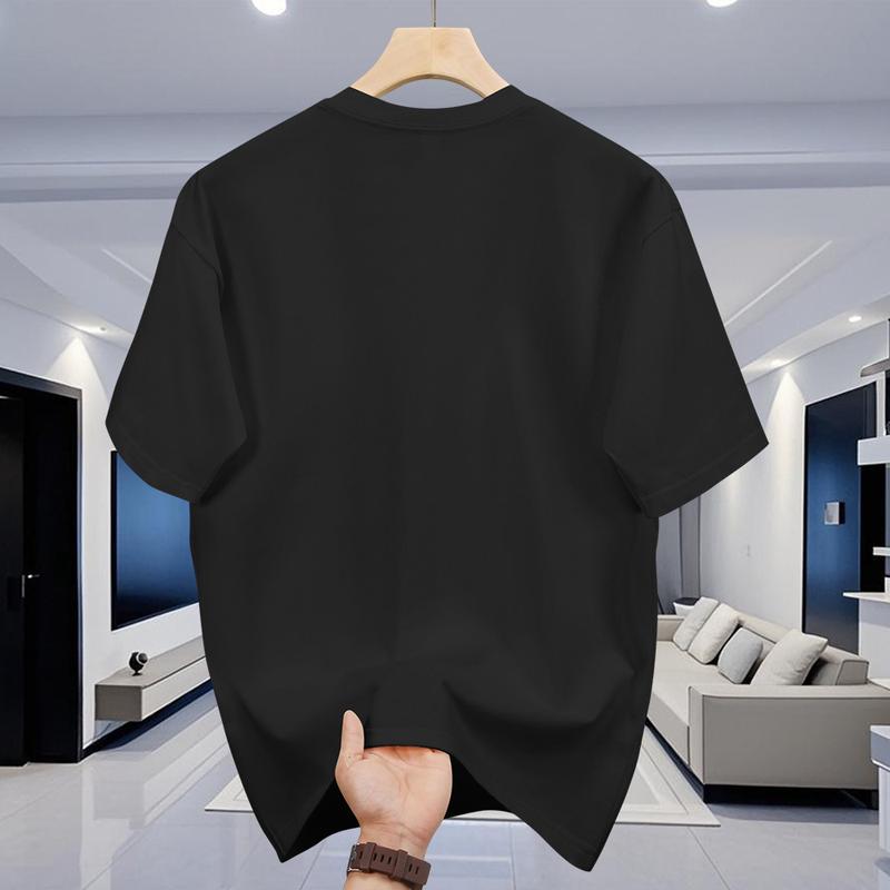 Product Introduction of Áo Thun Cotton Nam, ngắn Tay, Cổ Thuyền In Họa Tiết Minh Họa Nghệ Thuật Trừu Tượng 18