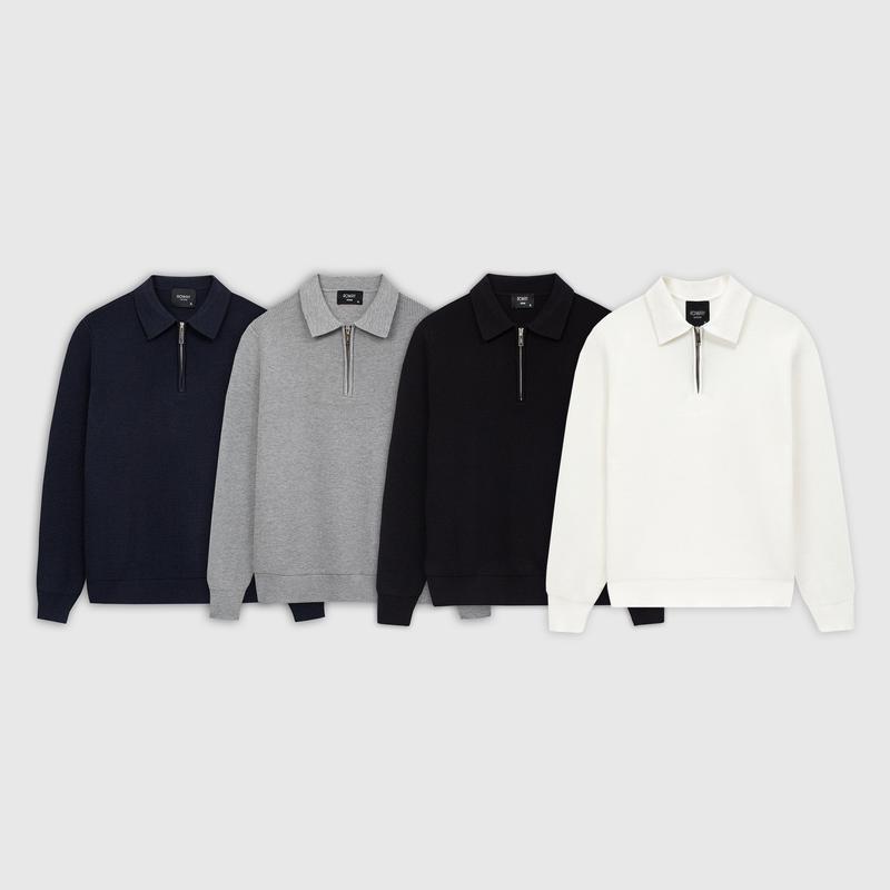 Áo len nam ROWAY Premium | Len dài khóa