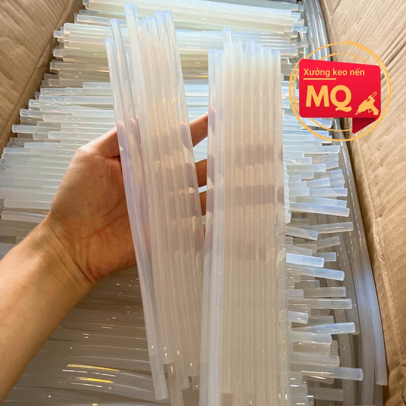 [Xưởng MQ]_Bó 100 cây keo nến nhỏ dài 25cm loại trong suốt chất lượng cao dính chắc chắn