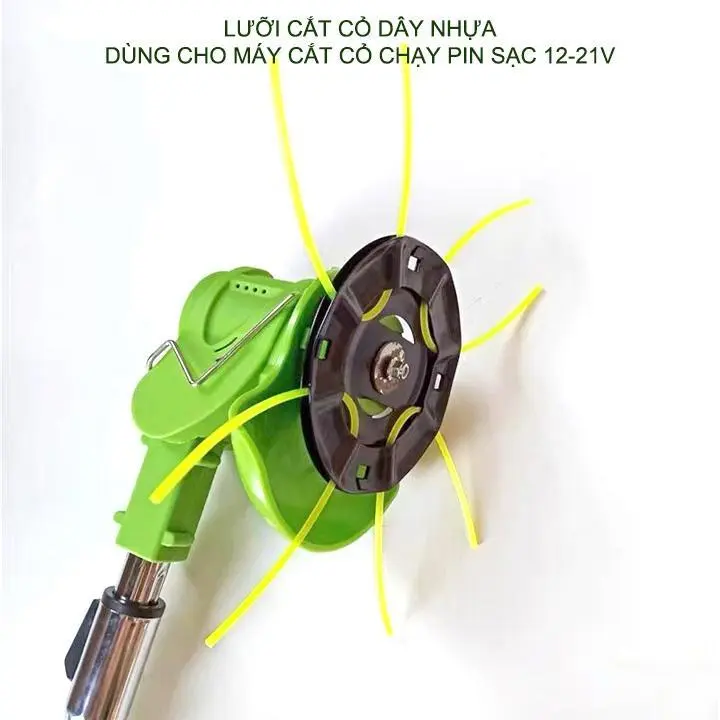 Bát cước cho máy cắt cỏ pin, lưỡi cắt cỏ dây nhựa, 8 dây, dùng cho máy cắt cỏ chạy pin 12-21V 3