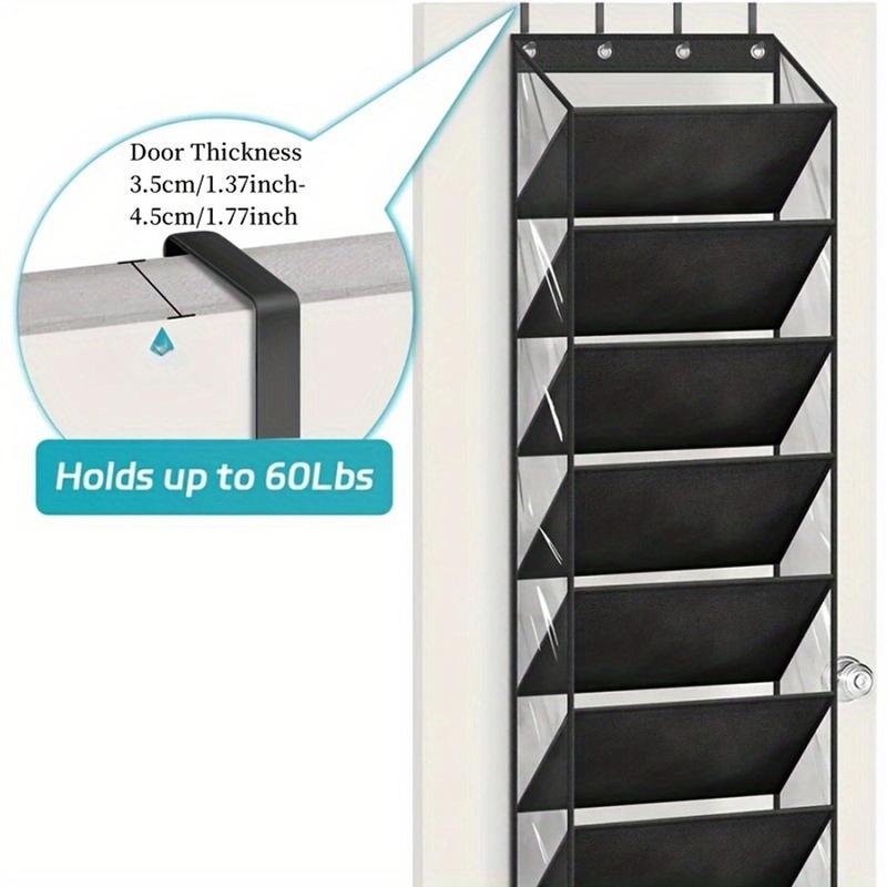 Product Introduction of 10 Tier Over The Door Shoe Organizer, 1 Count Deep Pockets Large Hanging Shoe Storage Bag, Wall Mounted Shelves, Shoe Holder Hanger for Sneakers Boots 5