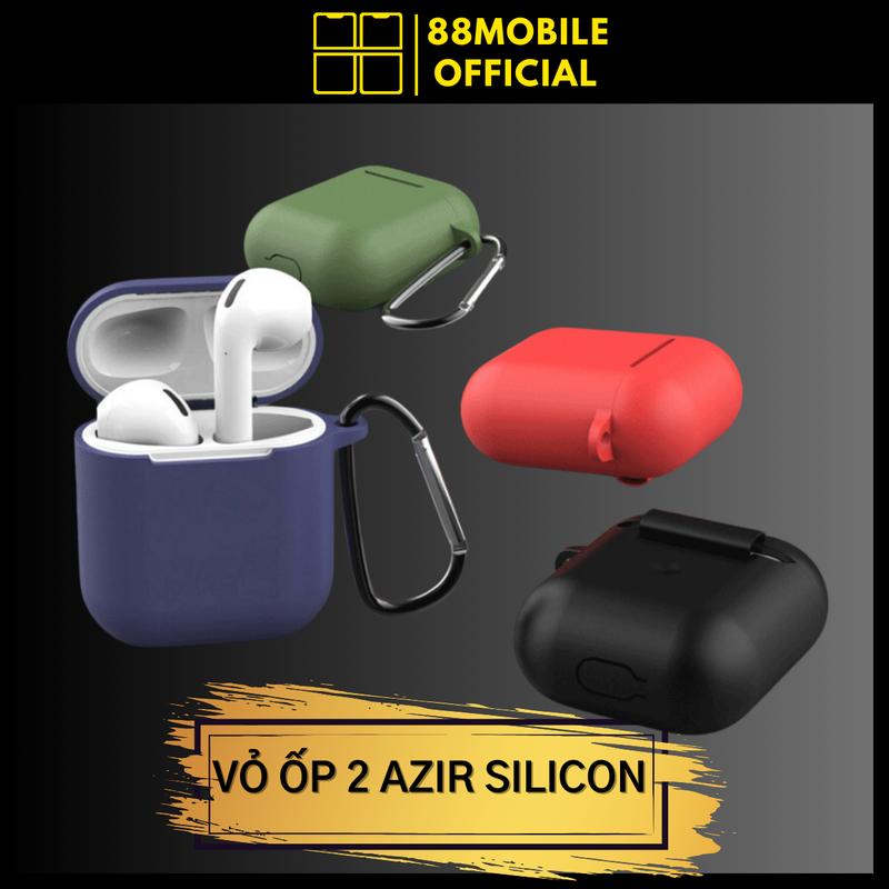 Vỏ bảo vệ ốp case Azir silicon cao cấp dành cho tai nghe airpod 2 I 88Mobile Kem Phụ Kiện