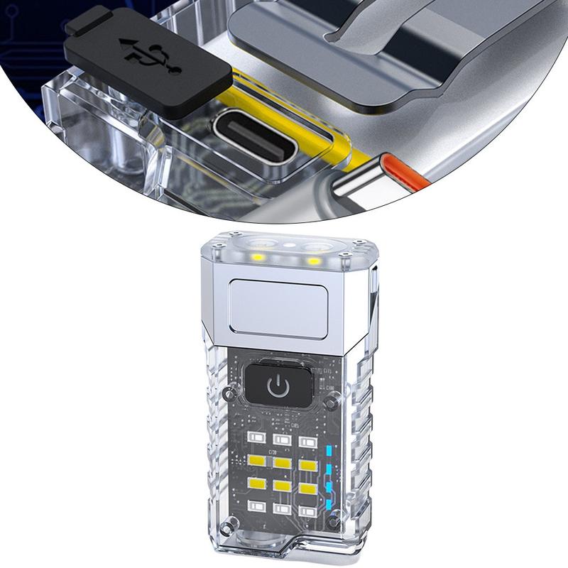 Product Introduction of Outdoor Camping Portable Mini Keychain Light LED High Brightness Flashlight 0