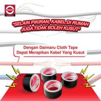 Gambar Daimaru Cloth Tape Lakban Kain Hitam 24mm x 12m / 1 Inch (40 Pcs) - Lakban Kain dari Aki Murah Jakarta Kota Tangerang Selatan 5 Tokopedia