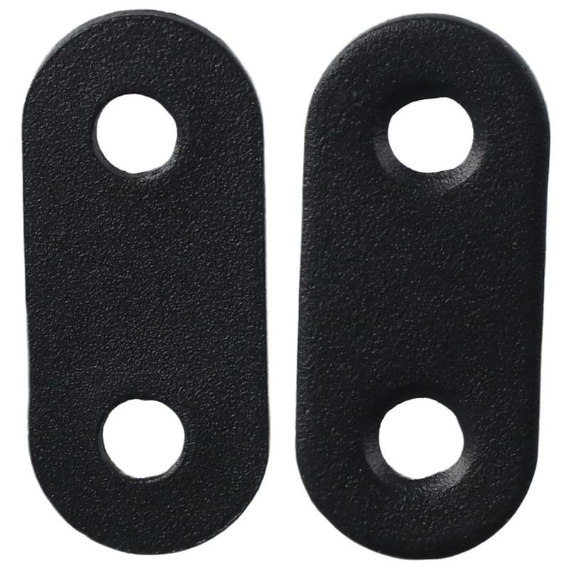 Product Introduction of 12PCS Anti-corrosion 40x16mm/1.6” X 0.6” Straight Brace Stainless Steel Black Straight Metal Brackets Stainless Steel Flat Brace For Furniture 16