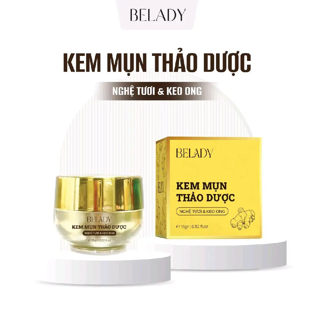 Kem Mụn Thảo Dược Nghệ BELADY