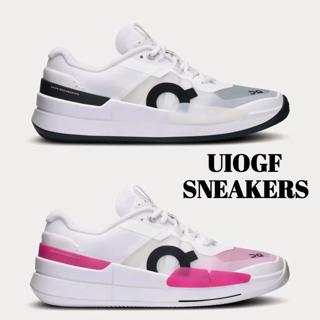 UIOGF SNEAKERS - The Roger Pro 2 Clay White / Black Tennis Shoes