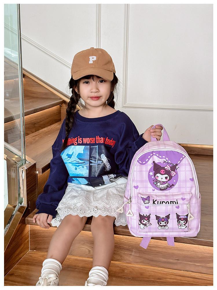 Product Introduction of B&B Girl Kids Bag Kuromi Cinnamoroll Melody Sanrio Backpack Beg Sekolah School Bag Kindergarten Beg Budak Murah Beg Tadika Taska Beg Kanak-Kanak Melody Bag Hello Kitty Bag Cinnamoroll Bag Women's Bag Cute Cartoon Backpack 19
