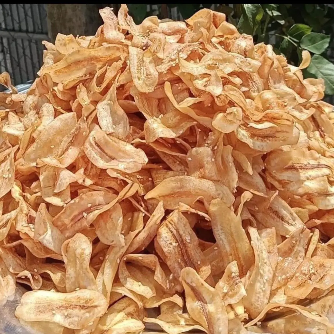 1kg Chuối xiêm xanh chiên ngào đường Tự nhiên