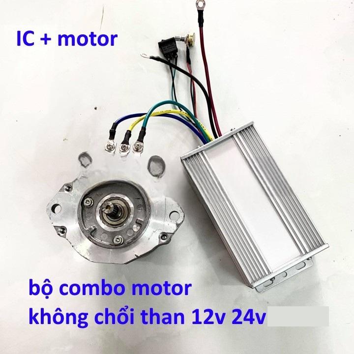 Combo motor 12v 24V 500w không chổi than brushless BLDC + điều tốc 30A, motor không chổi than, motor brushless, động cơ brushless không chổi than