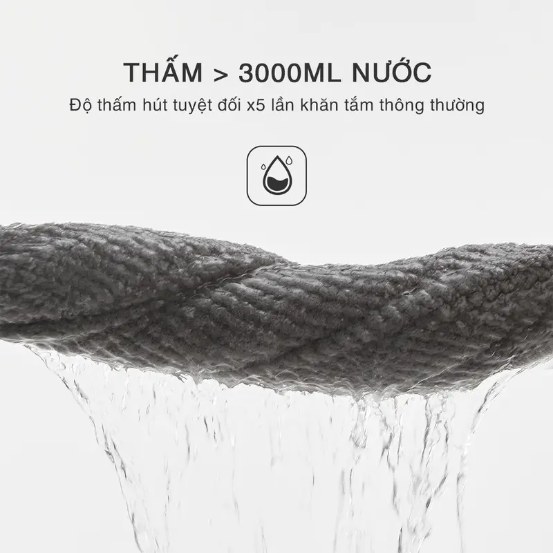 Khăn Tắm Microfiber Kháng Khuẩn Việt Thư Công Nghệ Nhật Mềm Mịn Thấm Hút 70x140cm Nhà Tắm 5