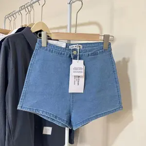 【Jeans.cewek】celana jeans pendek wanita celana strech wanita korean style high waist denim skinny cewek