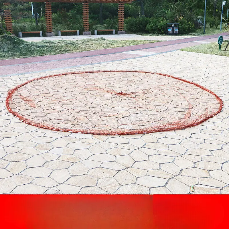 Jaringan Fishing Throwing Hand Throwing Traditional Old style Handmade Easy Throwing Net Throwing Hand Throwing Fishing Net Throwing Lead Pendant Spinning Net Throwing Fishing Net Lure Lure 3