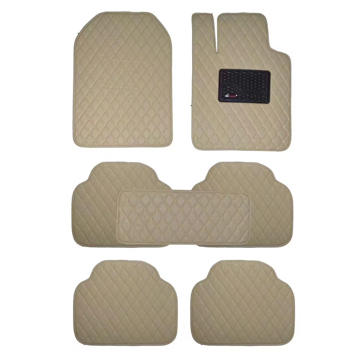 Sankeshu Karpet Mobil Kulit 5pcs Universal Waterproof Premium Car Tahan Panas Anti Debu & Mudah Dibersihkan Fullset Depan Tengah Belakang 2 Baris Sankeshu Karpet Mobil Kulit 5pcs Universal Waterproof Premium Car Tahan Panas Anti Debu & Mudah Dibersihkan Fullset Depan Tengah Belakang 2 Baris