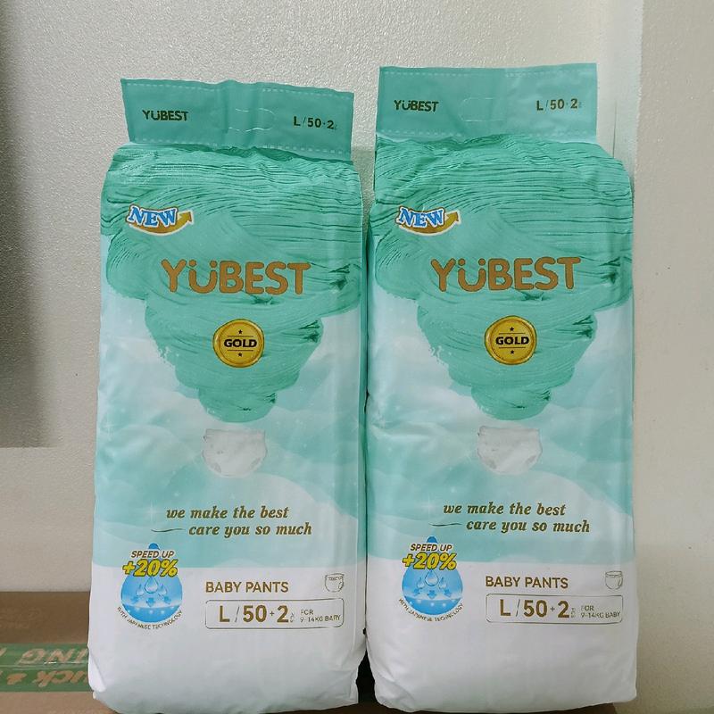  Combo 2 bịch bỉm quần Yubest Gold chuyên đêm phiên bản mẫu mới chất mềm lượng thấm tốt nội địa trung 