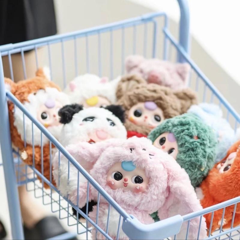 BABY Three V3 |BB3| BÉ 3 - Đồ chơi Blind box - Hộp mù - Toy - Thú Bông ( giá 1 box 1 bé thú bông) 1