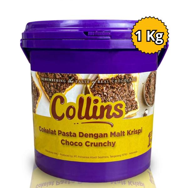 Collins Choco Crunchy 1 kg / Collins Dip Glaze / Collins Coklat / Collins Strawberry Susu Tiramisu Green Tea Taro 1 Kg 5