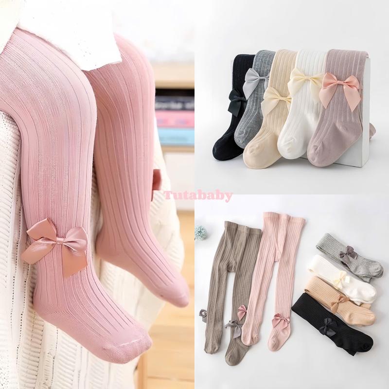  Quần Tất Cho Bé Gái Chất Len Tăm Mềm Co Giãn 4 Chiều Cho Bé 6-12 Tháng Tuổi 