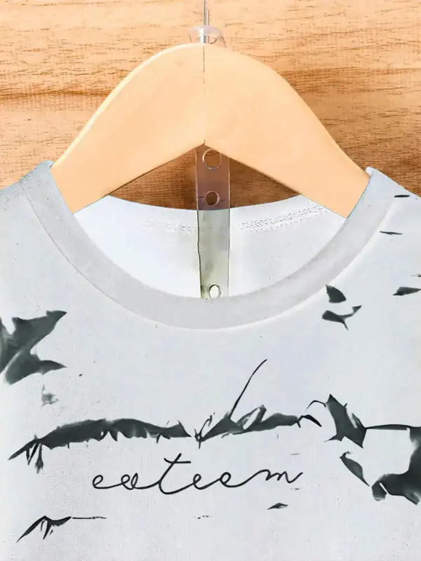 Men's Random Print Round Neck Sweatshirt, Regular Fit Casual Fashion Long Sleeve Pullover for Summer, Men's Top for Daily Wear 4