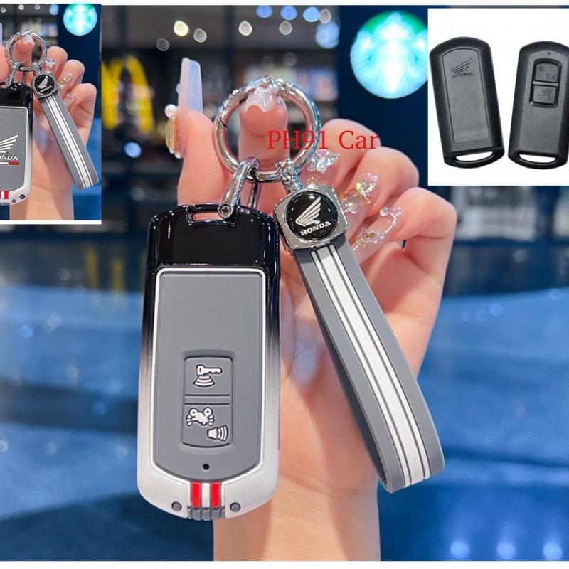 (2 Nút Lớn ) Ốp Kim Loại  Khoá Smartkey AB Vario 150 < 2021 Lead < 2021 Vision 2020 Đổ Lại op chiakhoasmartkey bocchi a khoa vỏ bọc 125 chìa