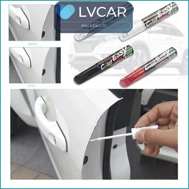  Bút sơn ColorEASY xóa che mờ vết xước trầy sơn ô tô xe máy 4 màu đen ghi đỏ trắng tiện lợi hữu ích 