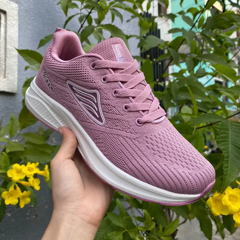 Giày Thể Thao Nữ_Wanno 221 Hồng Sneaker Sport 3