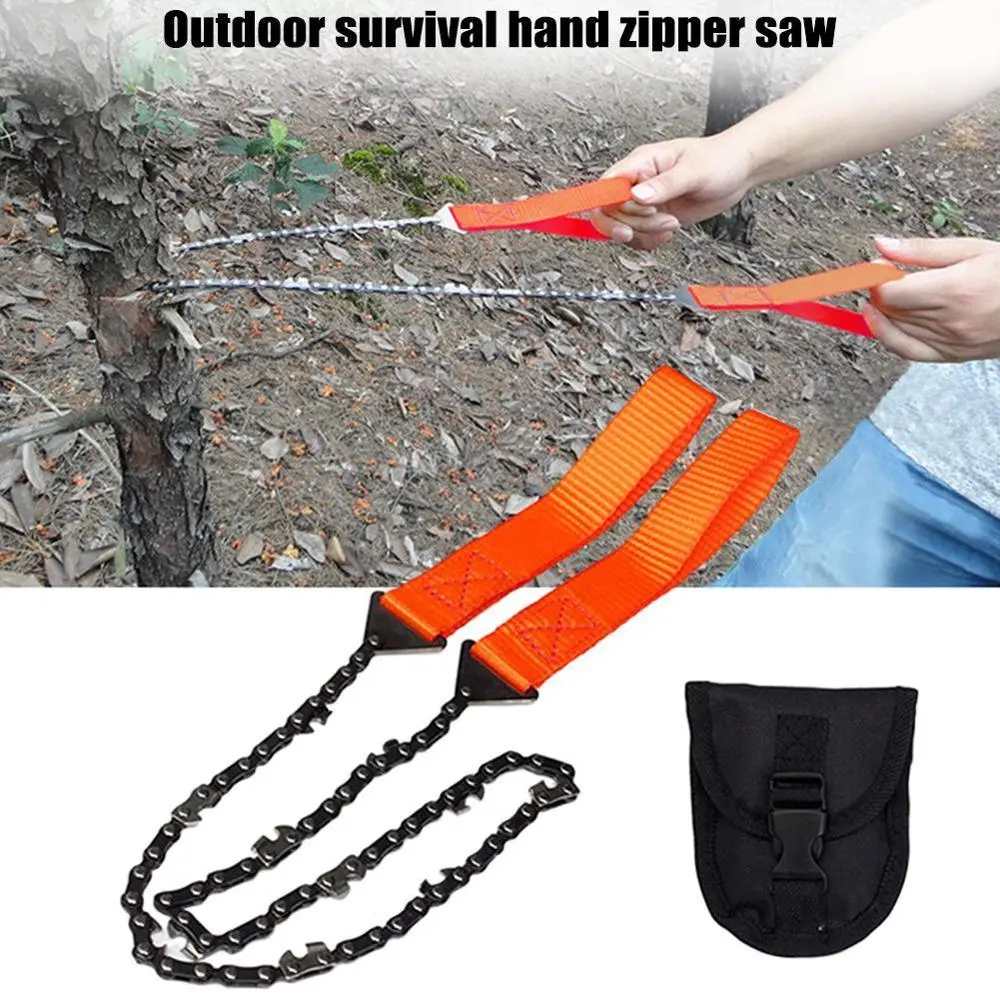Portable Survival Chain Saw: the Ultimate Camping Zipper Saw for Outdoor Adventures!