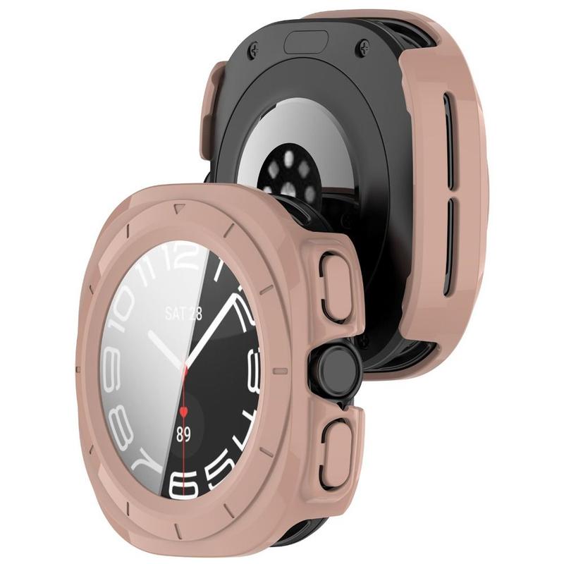 Product Introduction of Hard PC+Tempered Protective Case Anti-Scratch Smart Watch Screen Protector Full Coverage Accessories Cover Shell for Samsung Galaxy Watch Ultra 47MM 15