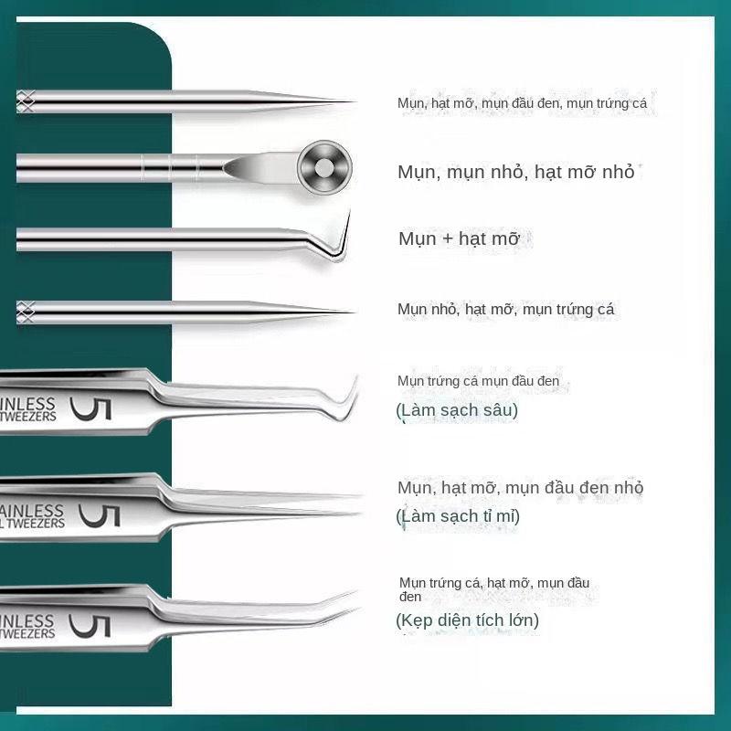 Ghim Mụn, Bộ Dụng Cụ Lấy Mụn Đầu Đen, Kẹp Tế Bào, Nhíp, Kẹp, Thìa Kim, Dụng Cụ Lấy Mụn Đầu Đen, Dụng Cụ Hữu Ích, Bán Trong 3 Ngày, 5200 Miếng 4