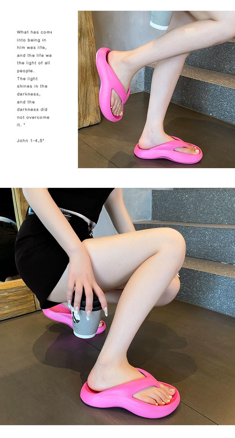 Product Introduction of Dép Tăng Chiều Cao, Ngoài Trời Mùa Hè, Dành Cho Nữ, Dép Xỏ Ngón Đi Trong Nhà Thường Ngày Dép Đi Biển Trong Nhà Chống Trượt, Thời Trang, Dễ Phối Đồ, Cá Tính 19