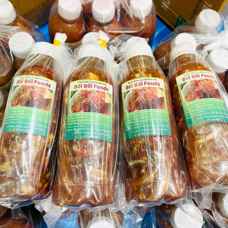 Combo 5 chai Mắm nêm cá cơm pha sẵn Bối Bối Foods ( Đặc sản Ninh Thuận ) 1 chai 400gram