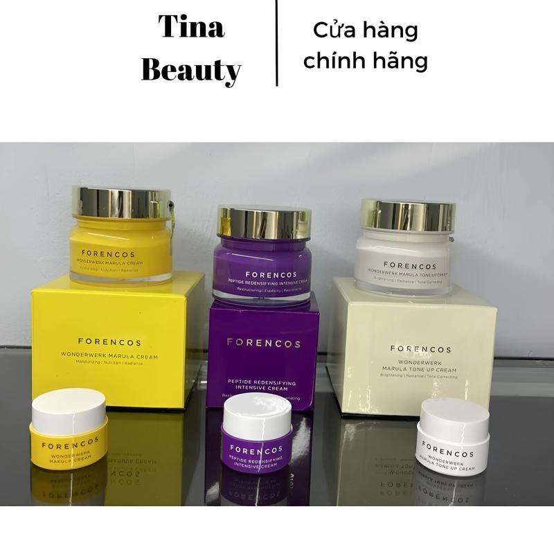 Kem Forencos Dưỡng Da Hàn Quốc màu vàng, trắng, tím hộp nhỏ 10ml hộp lớn 50ml Làm Đẹp Da