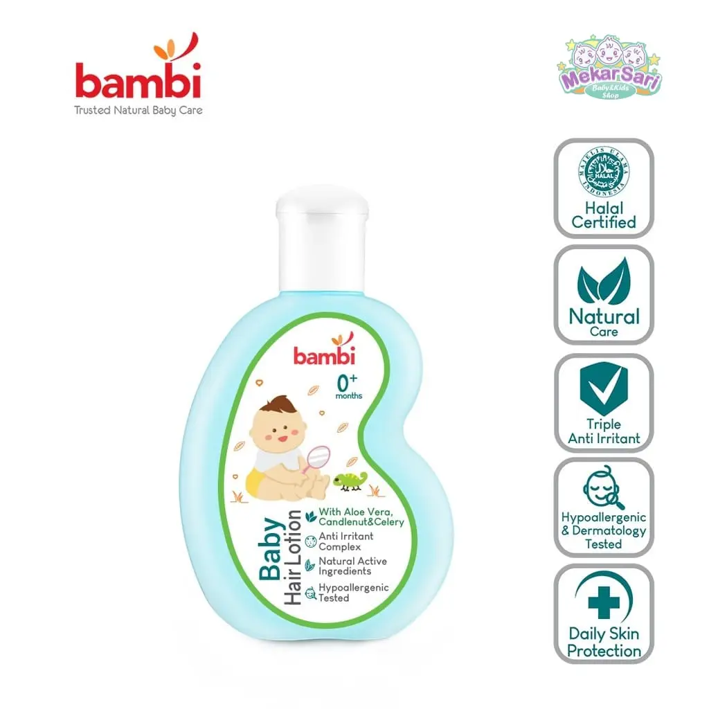 BAMBI Baby Hair Lotion Minyak Rambut Bayi Natural 100ml