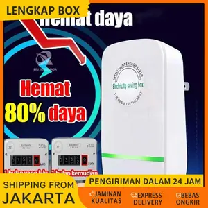 Hemat daya 80%-90% ZX Penghemat Listrik Alat Penghemat Listrik Token Meteran Home Berlaku untuk semua meteran listrik Pasang dan mainkan Hemat daya Electric Saver Power Factor Saver Electric Saver Electricity Saving Box Alat Hemat Daya Penghemat Daya