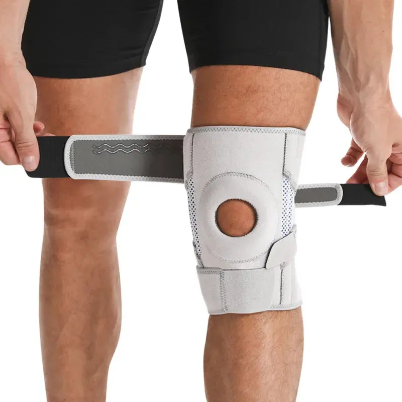 Nẹp Đầu Gối, AOLIKES, 1 Cặp, với Ổn Định bên, để Giảm Đau Đầu Gối, Hỗ trợ đầu gối Xương bánh chè, Thích hợp cho nam và nữ, Lý Tưởng cho các môn thể thao như Chạy, Bóng chuyền, Leo Núi 4