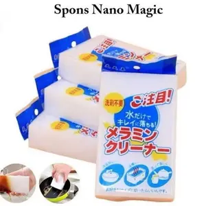EIII SPON AJAIB PEMBERSIH TANPA SABUN SERBAGUNA / SPONGE NANO MAGIC / SPONS CUCI PIRING DINDING