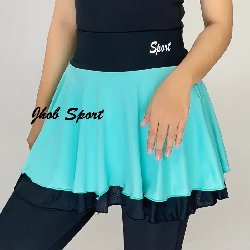 KADENS Outer Rok/Sport Skirt/Rok Mini Olahraga Wanita/Rok Olahraga Wanita/Rok Mini Tenis Gym Senam Yoga Aerobic Zumba/Tennis Mini Skirt 6