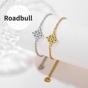 ROADBULLステンレス作るアイルランドケルトノットペンダントブレスレット,魔女ノット,欧米で人気のあるのあるの個性的なななアクセサリーくずし