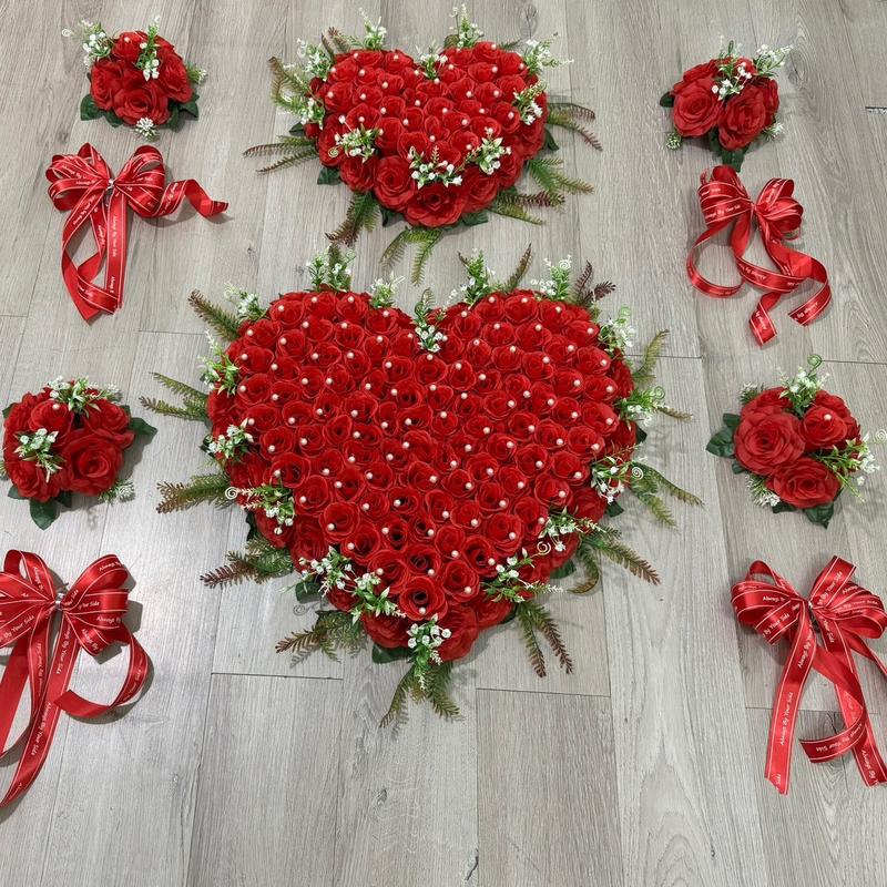 Hoa Giả Trang Trí Xe Cưới