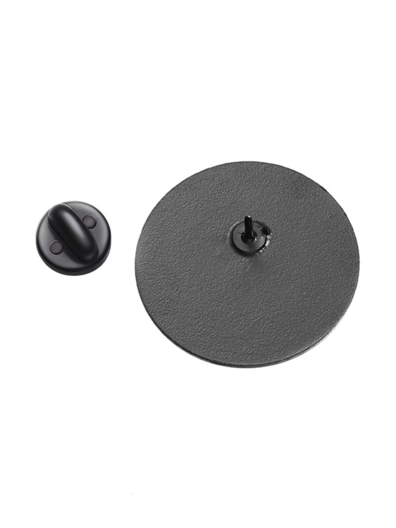 Product Introduction of Creative Coffee Lover's Round Brooch, Letter Design Enamel Pin for Clothes Backpack Hat Decoration, Fashion Accessories for Women & Men 7