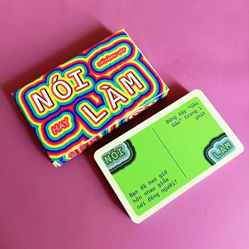 Bộ Nói hay Làm RainBowVer -Truth or Dare Việt Hóa Mang đến sự thú vị, tạo cơ hội tìm hiểu và gắn kết tình bạn Bộ Bài Thẻ Bài
