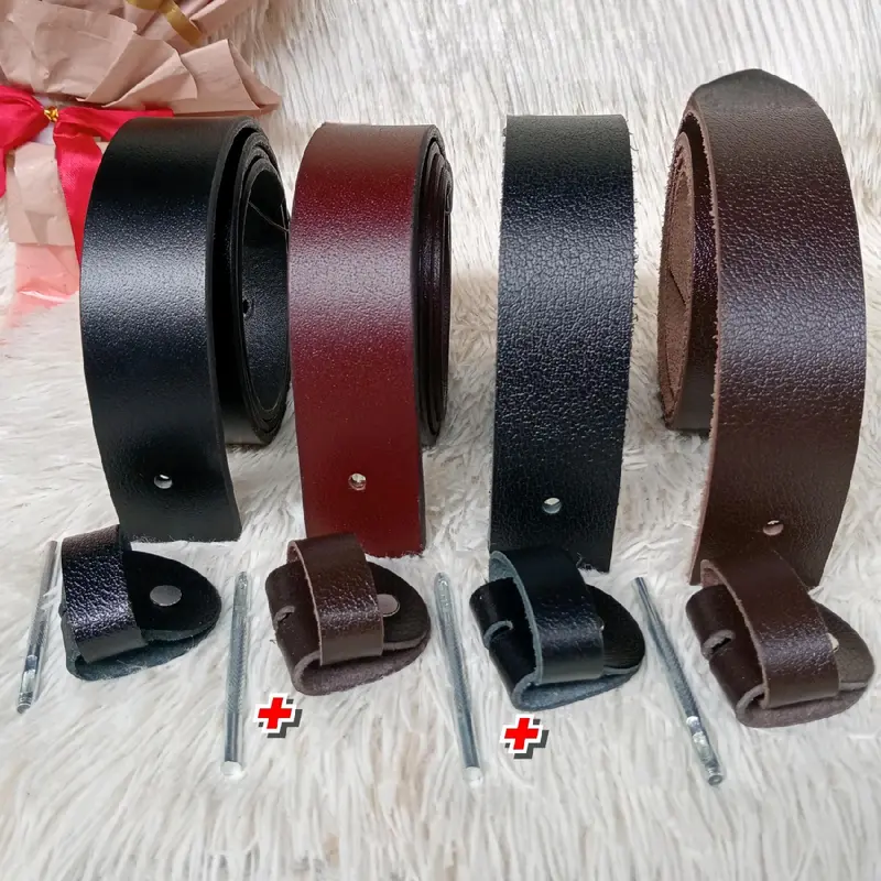 Dây Thắt Lưng Da bò Không Đầu khóa ( Da Bò thật 100.% ) bản dây 3.8cm 0