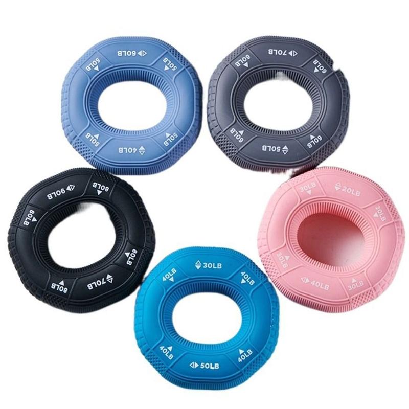 Product Introduction of Muscle Workout 20-90LB Hand Grip Ring Portable Exerciser Finger Trainer Grip Muscle Silicone Fitness Grip Expander Strength Sport 11