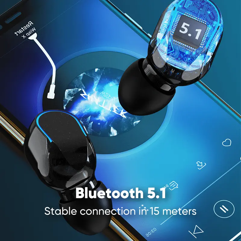 Fingertime True Wireless Bluetooth Earphones Headphones Mini Earbuds TWS Touch Sensor X99 2